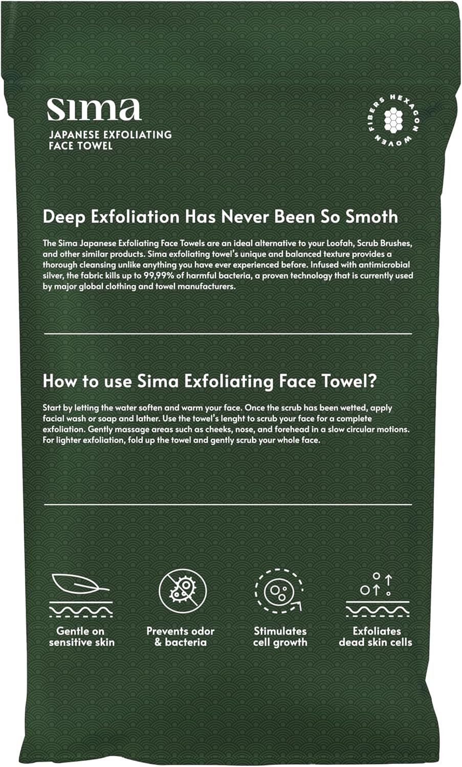 Effortless Exfoliation with Sima Body Scrub Towel