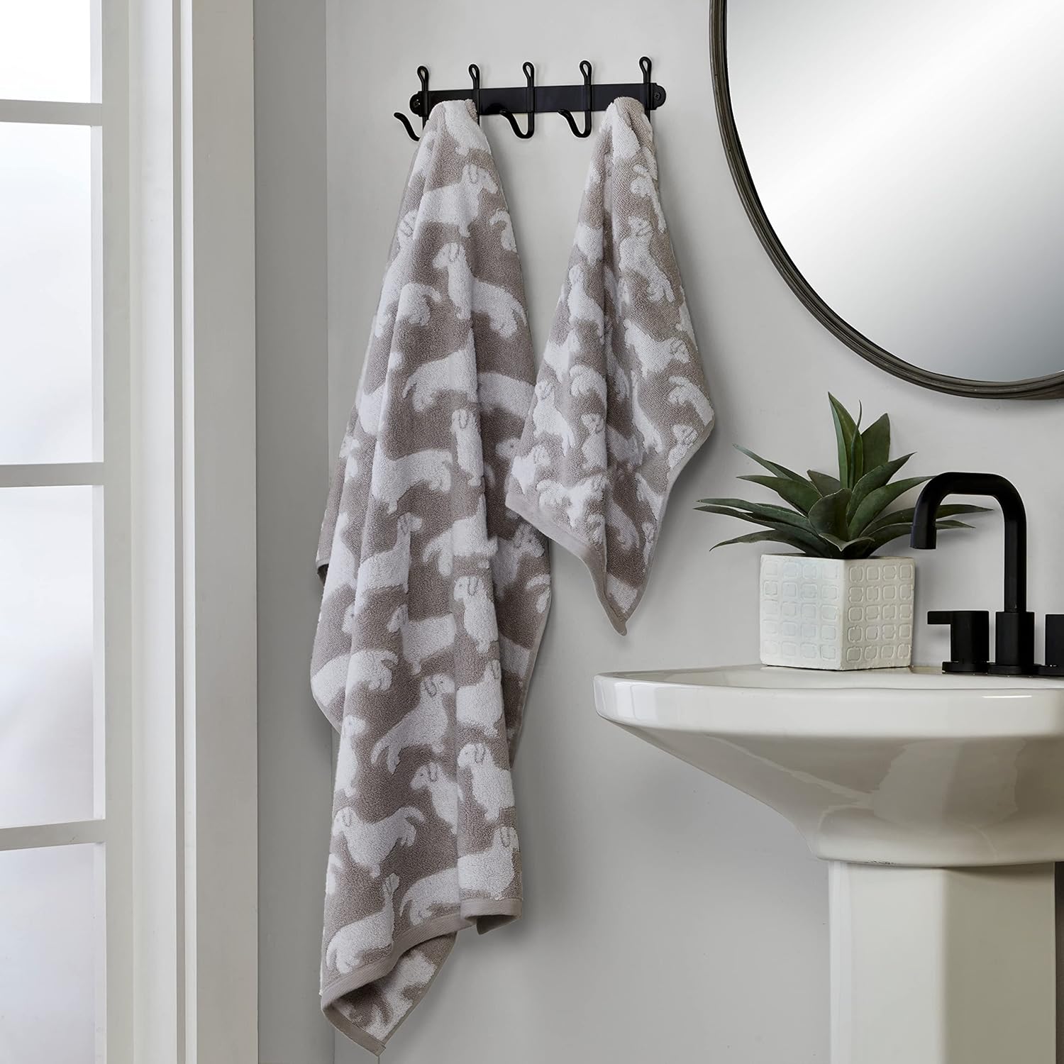 SKL Home Premium Dog Bath Towel - Soft Eco-Friendly Easy to Dry