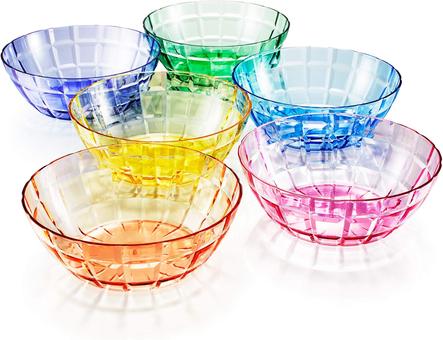 Sturdy Acrylic Bowl Set Perfect for Everyday Use or Special Occasions