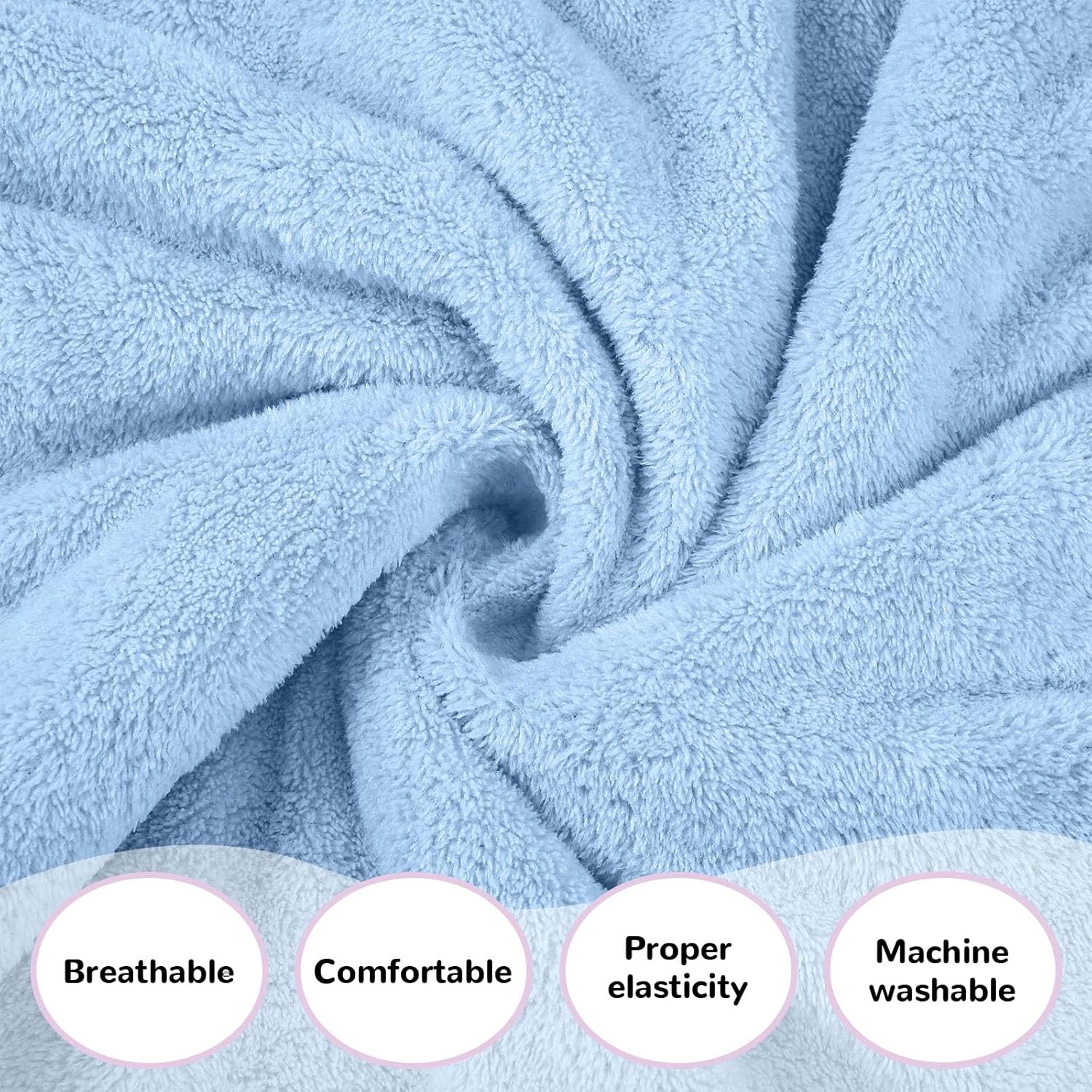 Adjustable Bath Towels for Women Set