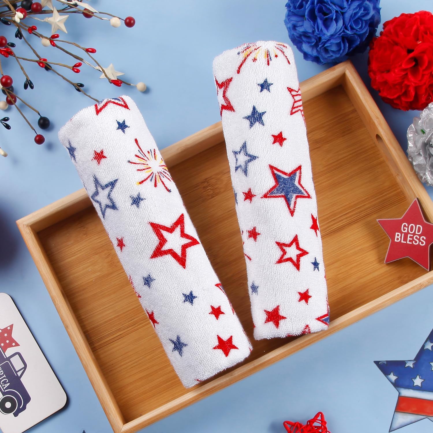 2-Pack Patriotic 4th of July Towels