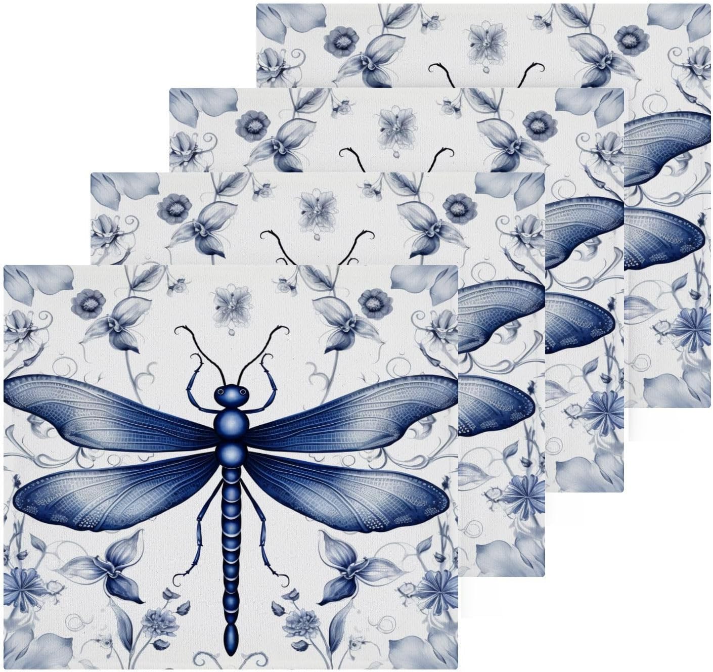 Dragonfly Washcloth Set - Perfect Size Soft Absorbent