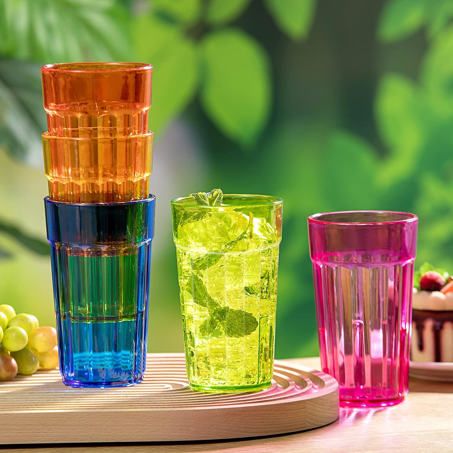BPA-Free 10-Pack Small Drinking Glasses Perfect for Daily Use