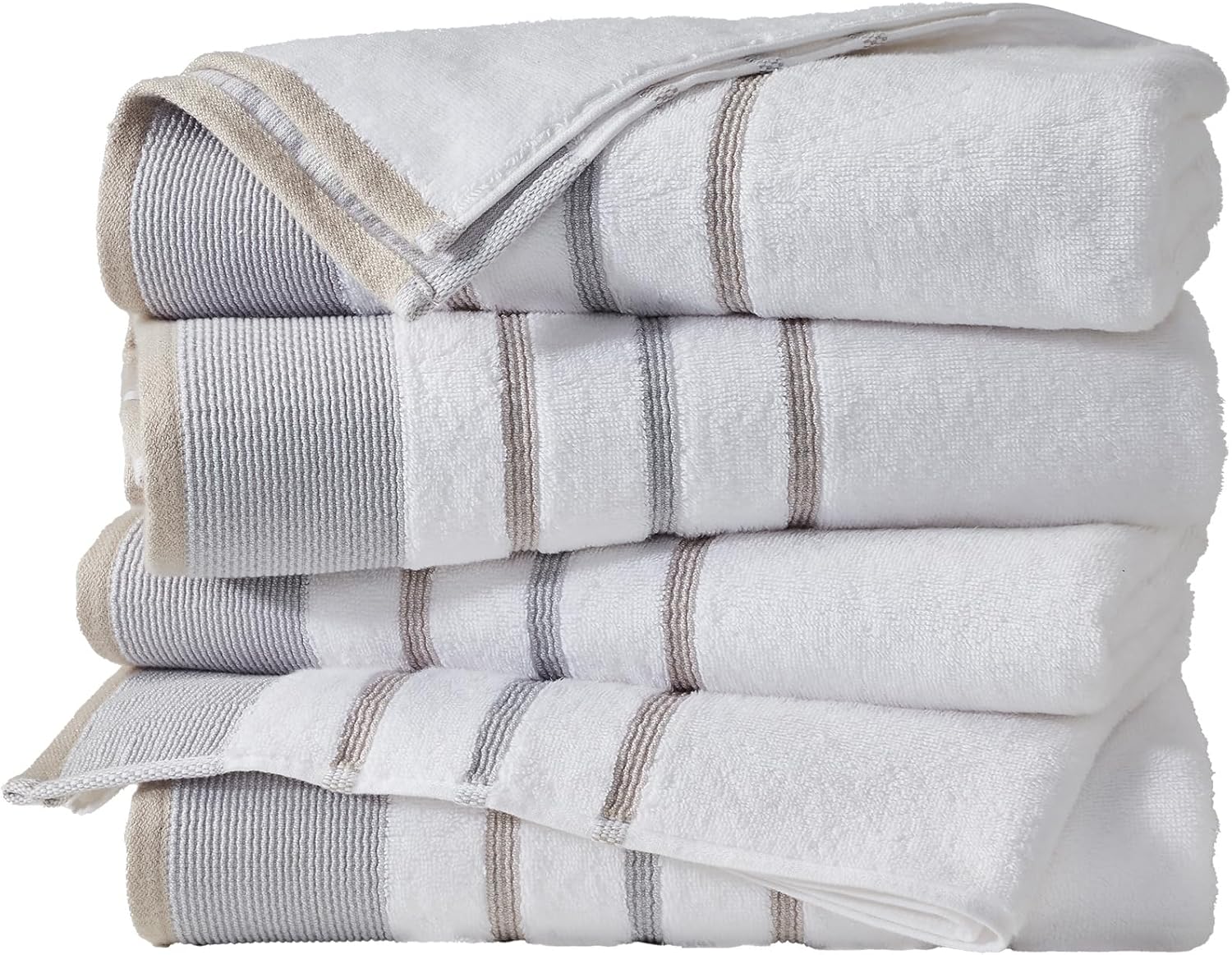 Luxury Cotton Bath Towels Set - Great Bay Home