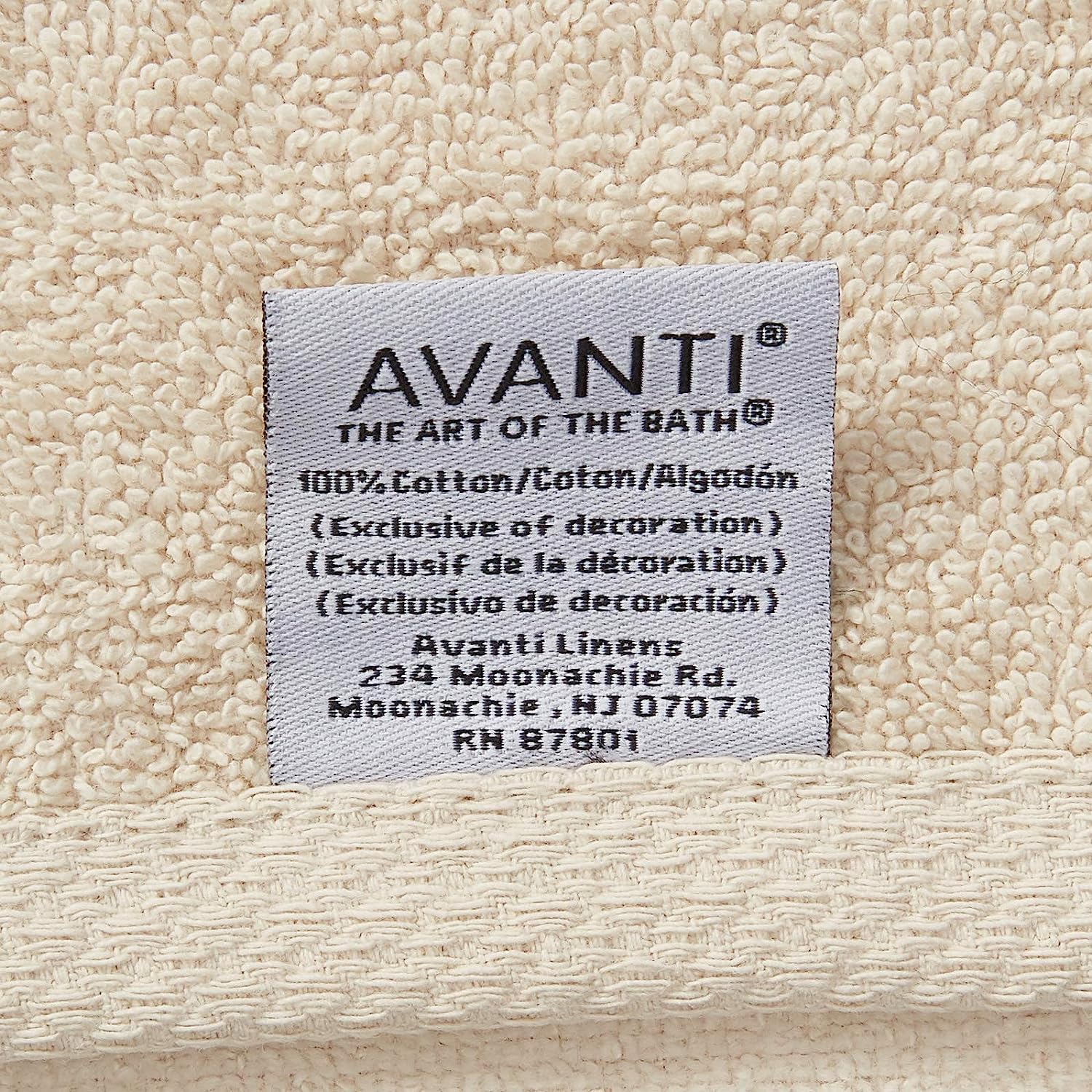 Seaglass Cotton Towel Soft Absorbent Fingertip towel for bath