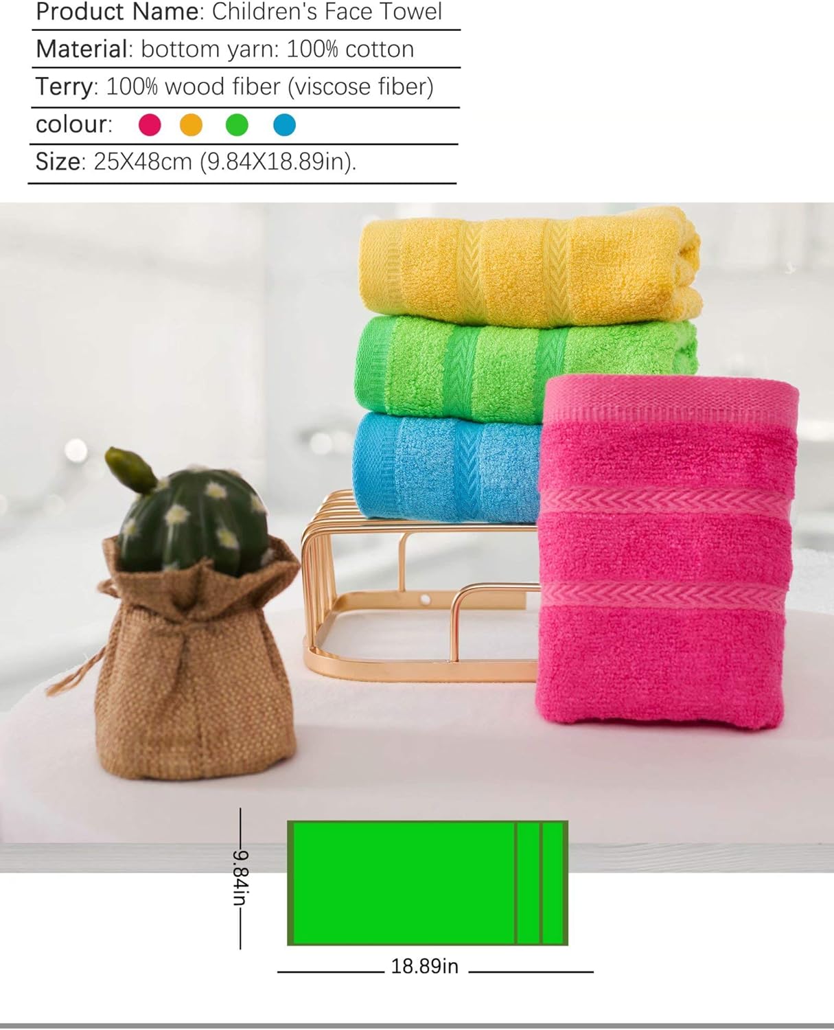 Premium 10x18 Inch Fingertip Towels