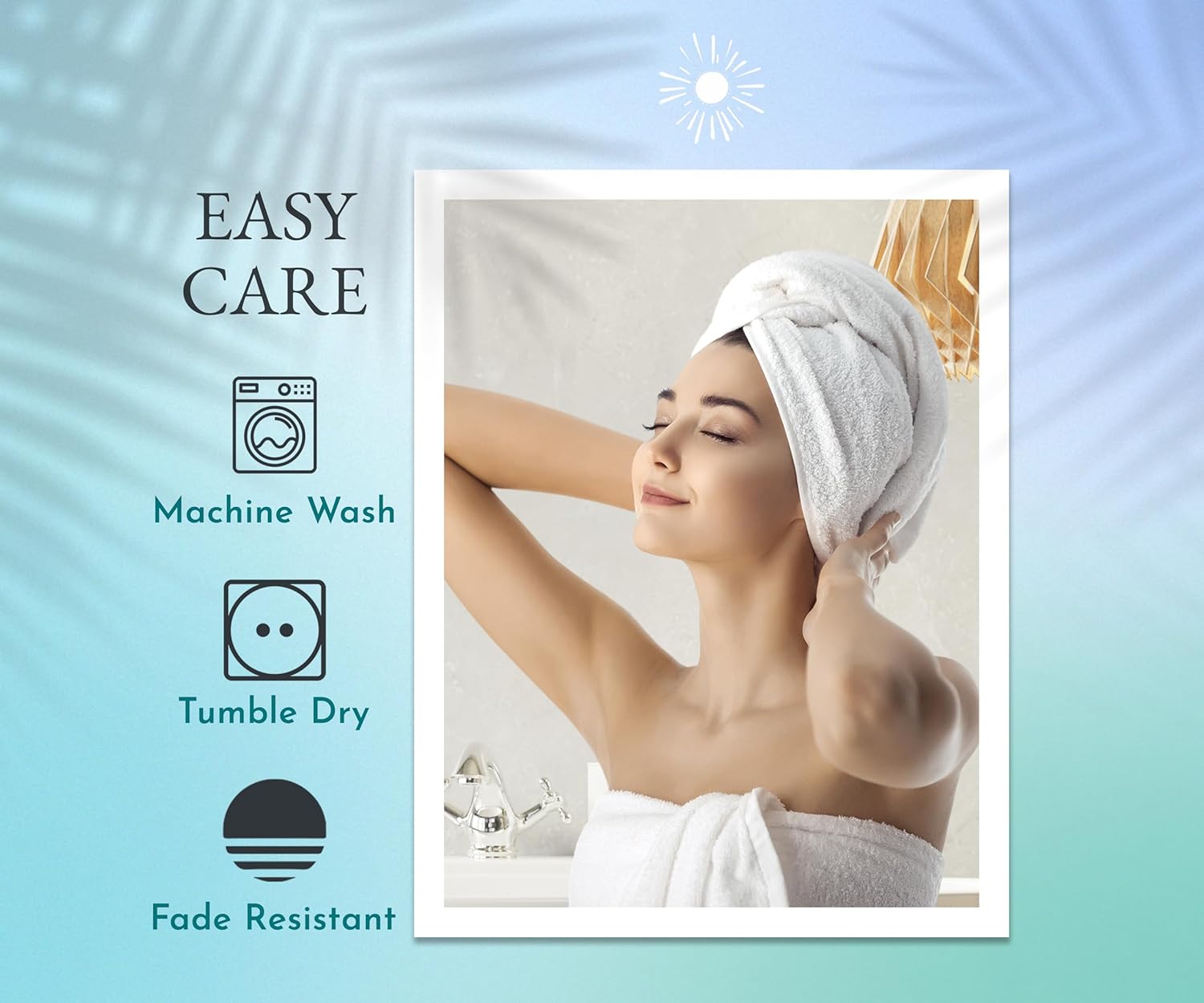 California Design Den 6-Piece Soft Cotton Towels