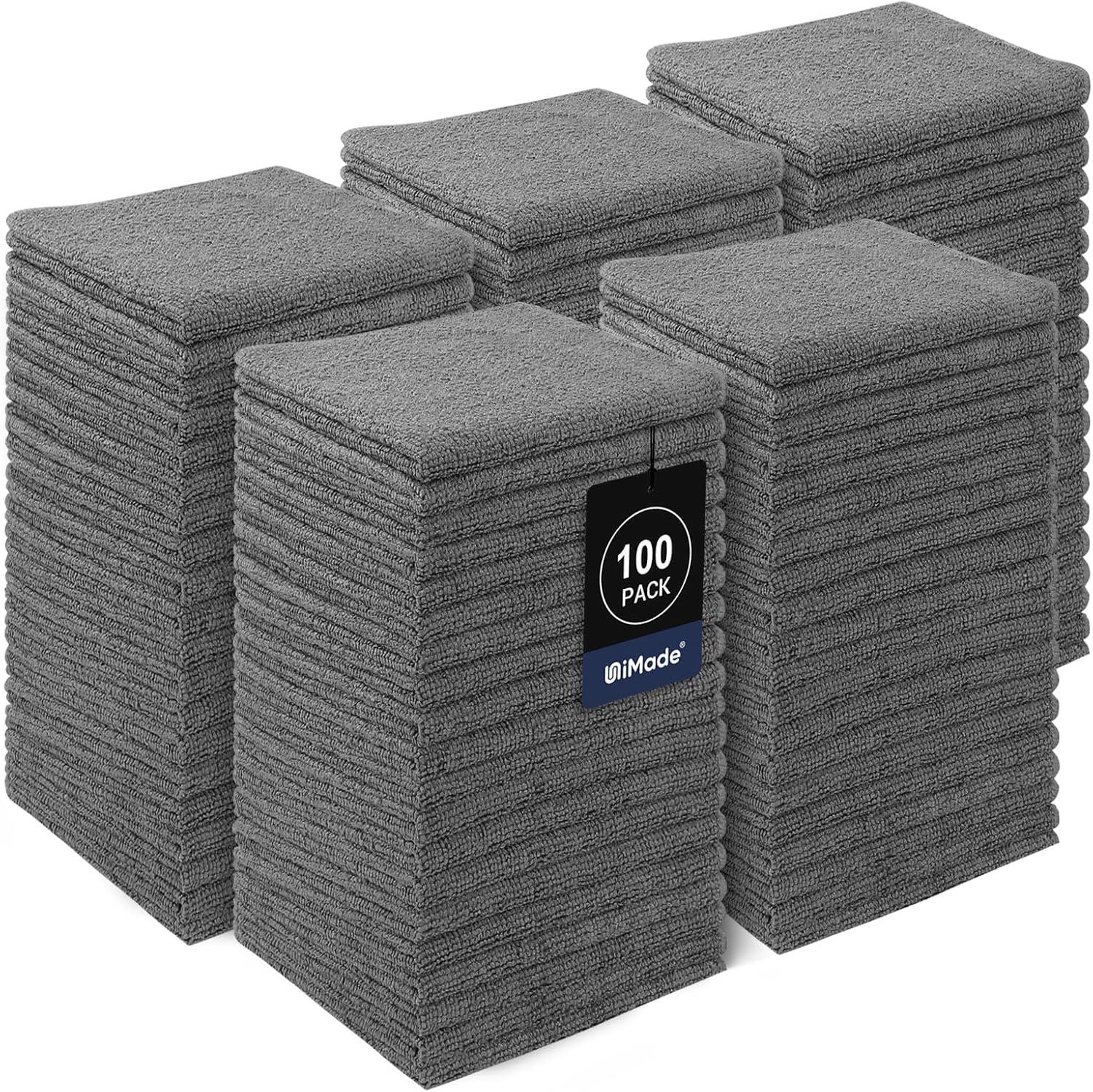 High-Quality 100-Pack Washcloths