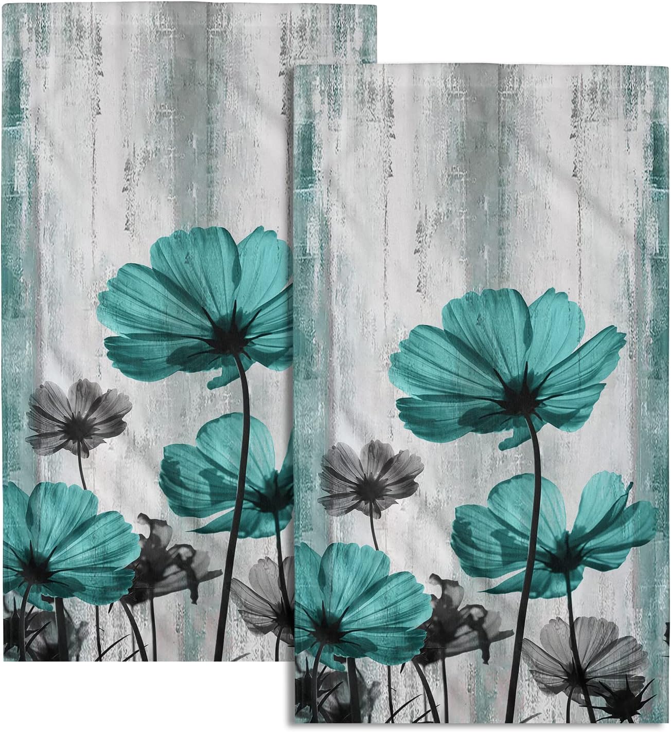 Elegant Floral Towels Set for Bathroom and Beyond