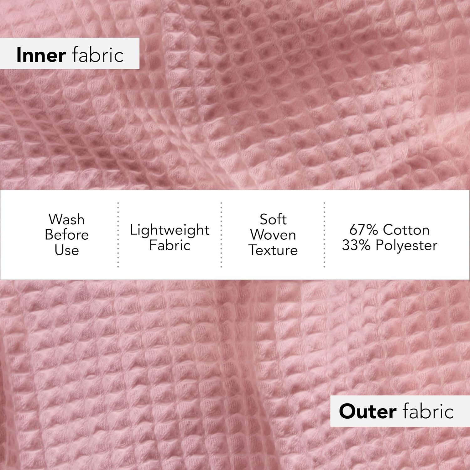 Boca BT Terry Waffle Towel Wrap for Women - Plus Size