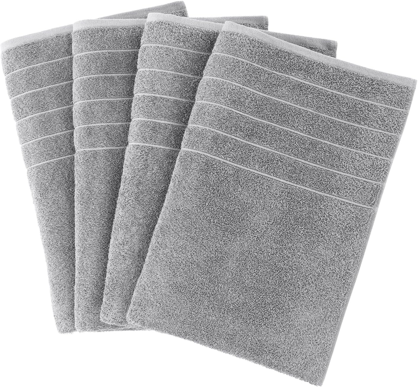Casa Platino 4-Piece Bath Towels - Luxurious 3060 Cotton Soft Quick-Drying