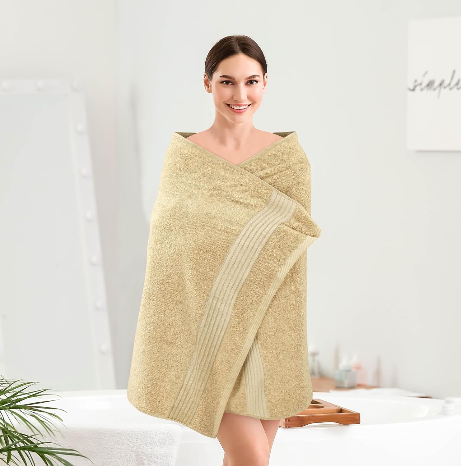 Utopia 4-Pack Bath Towels Set 27x54