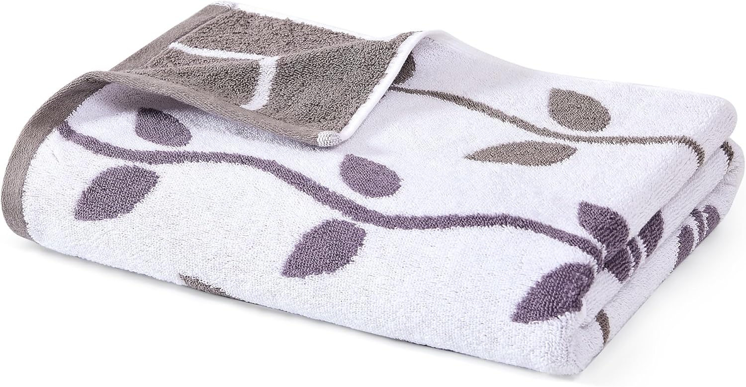 Modern Threads 6-Piece Organic Yarn-Dyed Bath Towel Set