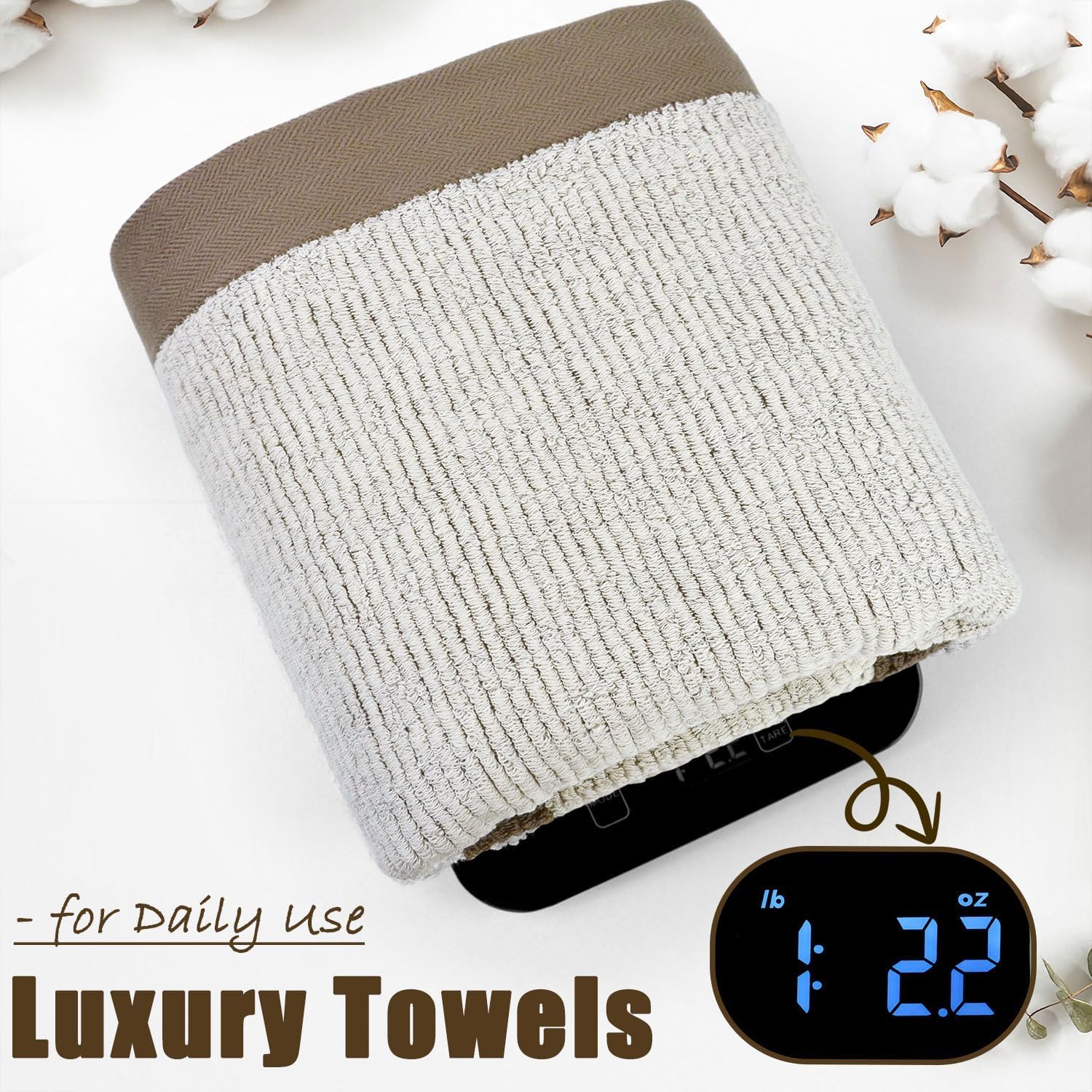 Luxury Ultra-Soft Bath Towels for Quick Dry Style