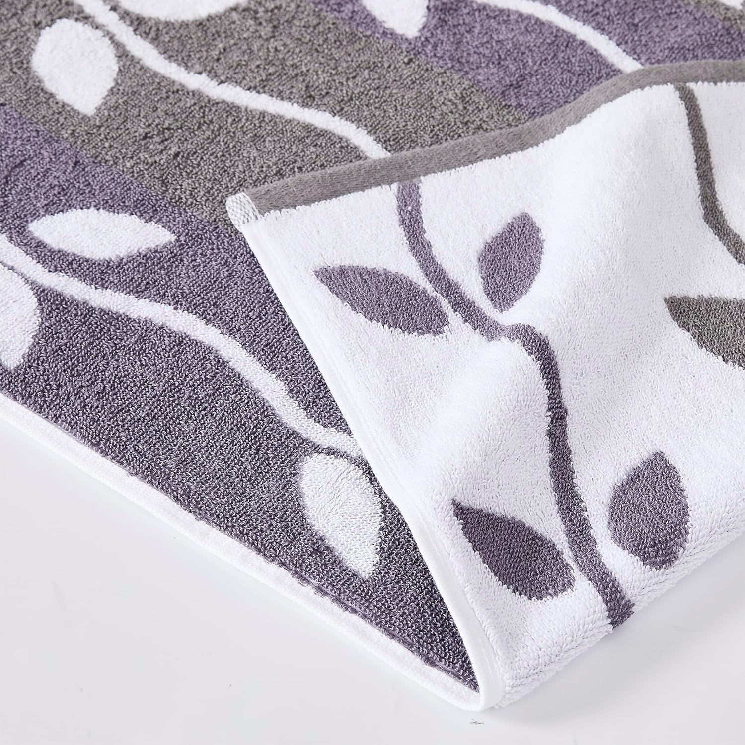 Modern Threads 6-Piece Organic Yarn-Dyed Bath Towel Set