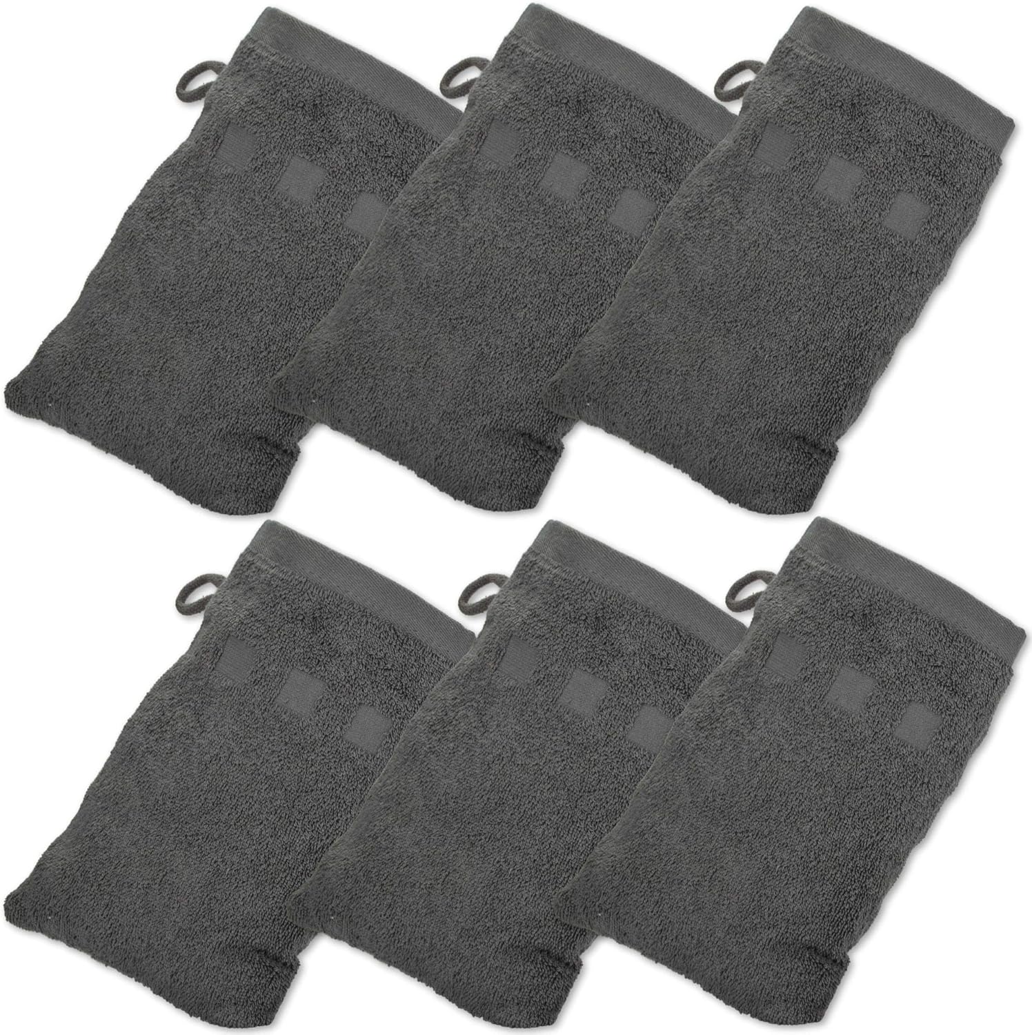 Bath Mitts Set - 6 x 9 inches Soft Absorbent Delightful Daily Use