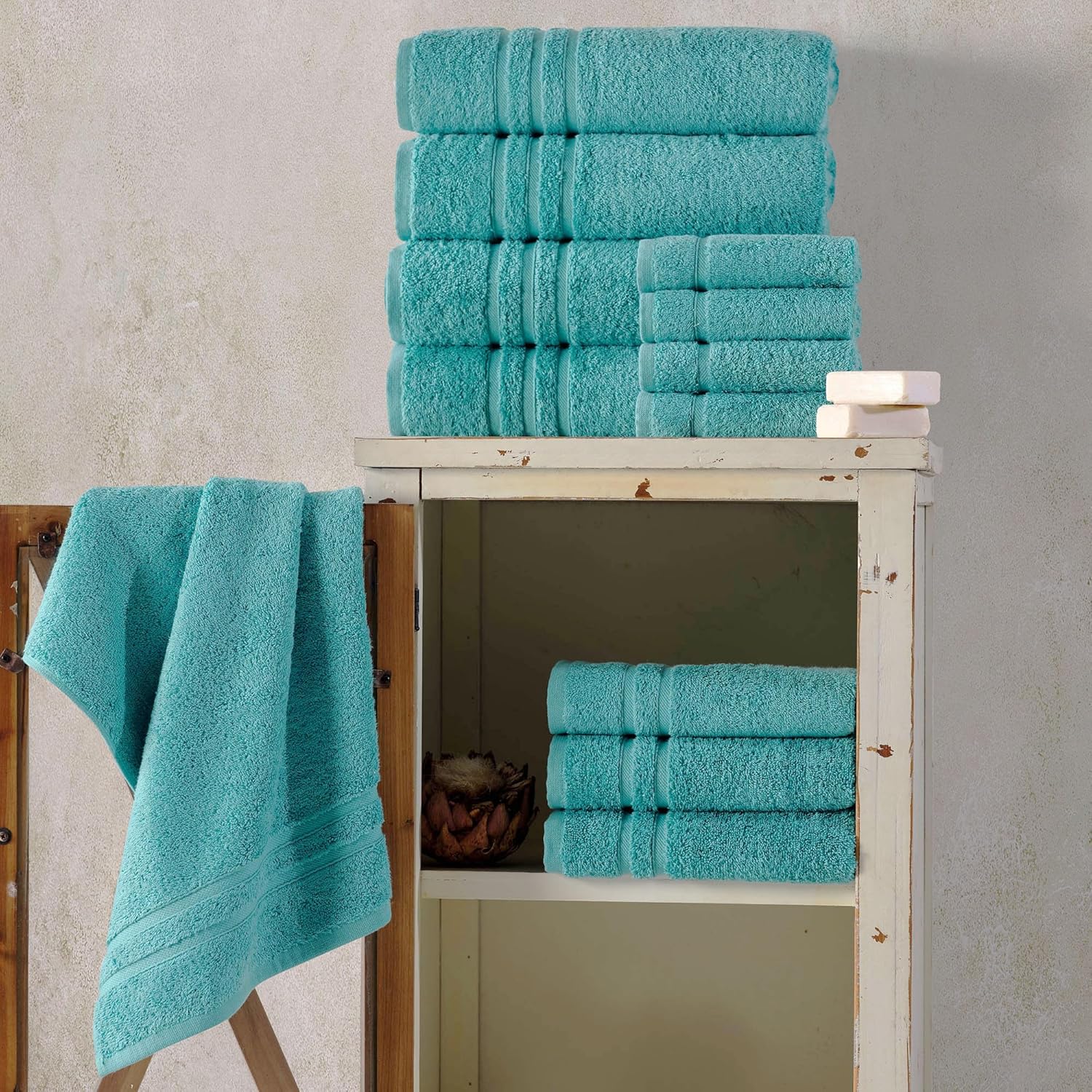 Luxury 4-Piece Soft Cotton Bath Towels