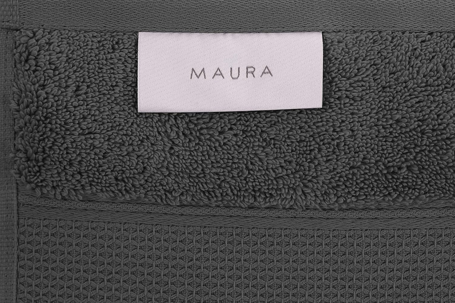 MAURA Luxury Turkish Cotton Bath Towels Set - Extra Large