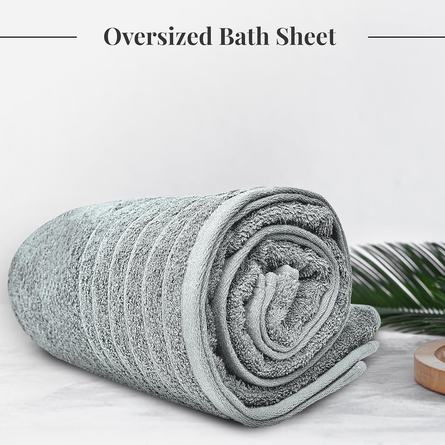Extra Large 100 Cotton Quicker Dry Soft Absorbent bath towel Cool Grey