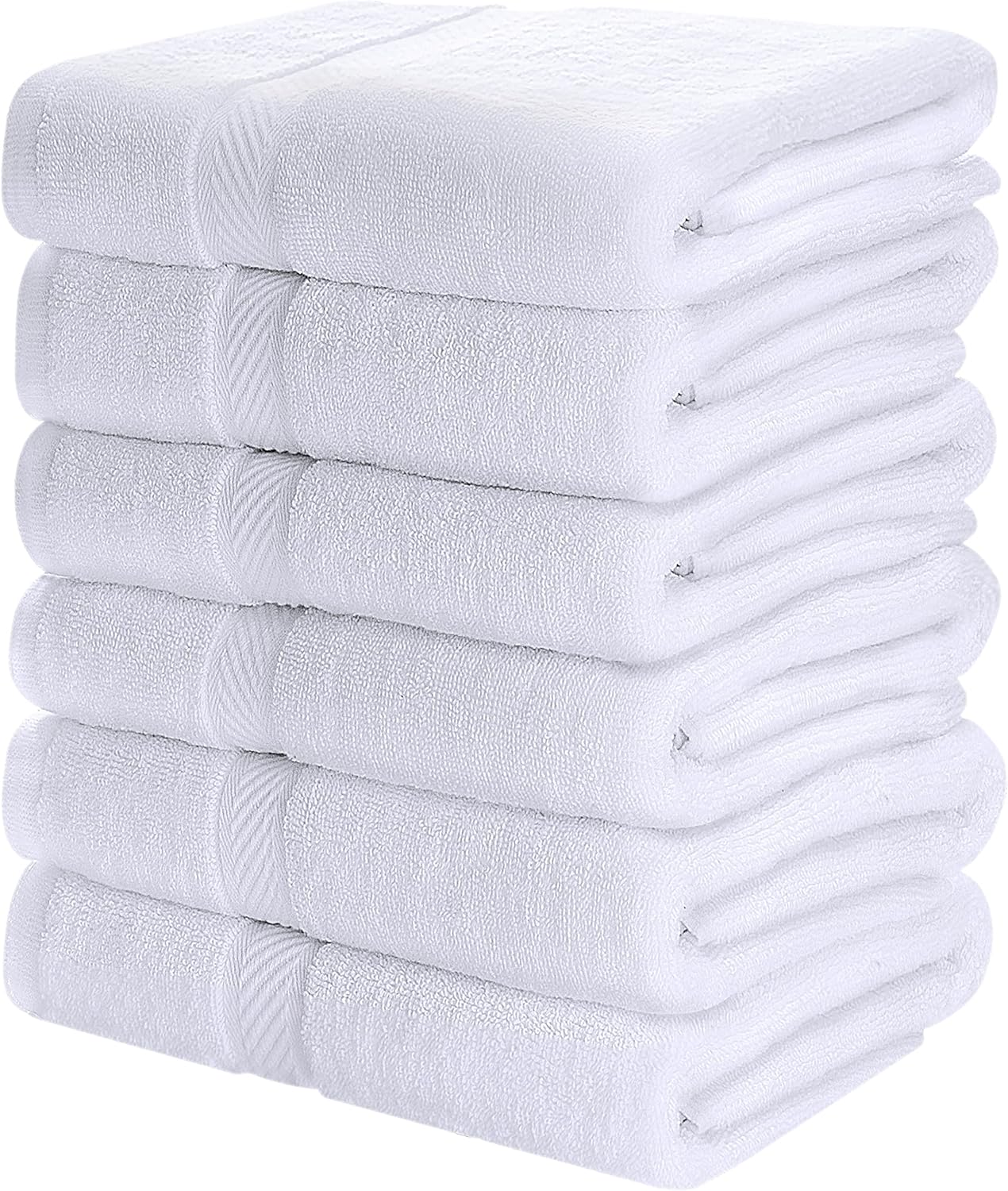 Utopia 6-Piece Bath Towel Set - 24x48 inches