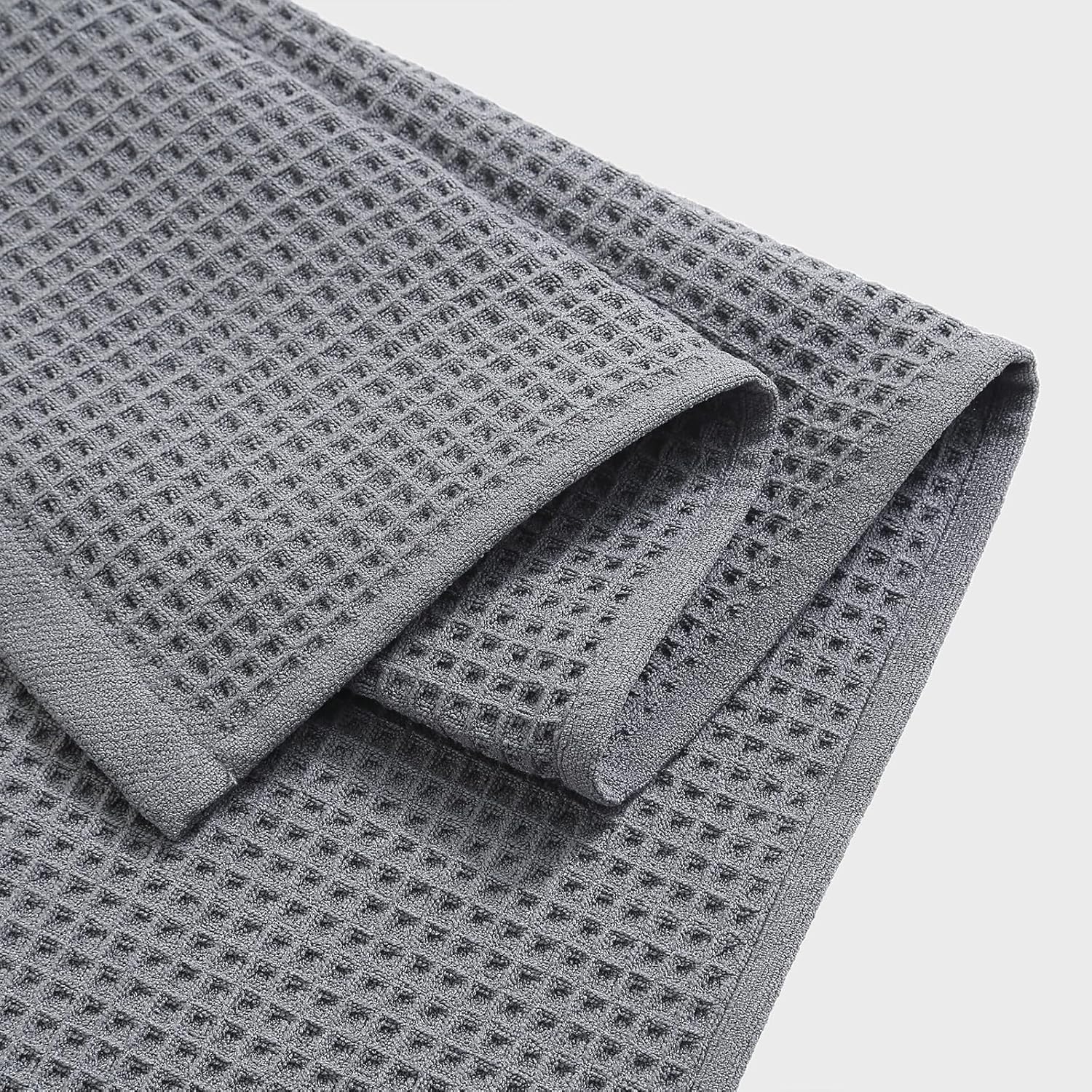 XIQ Oversized Waffle Weave Bath Towels
