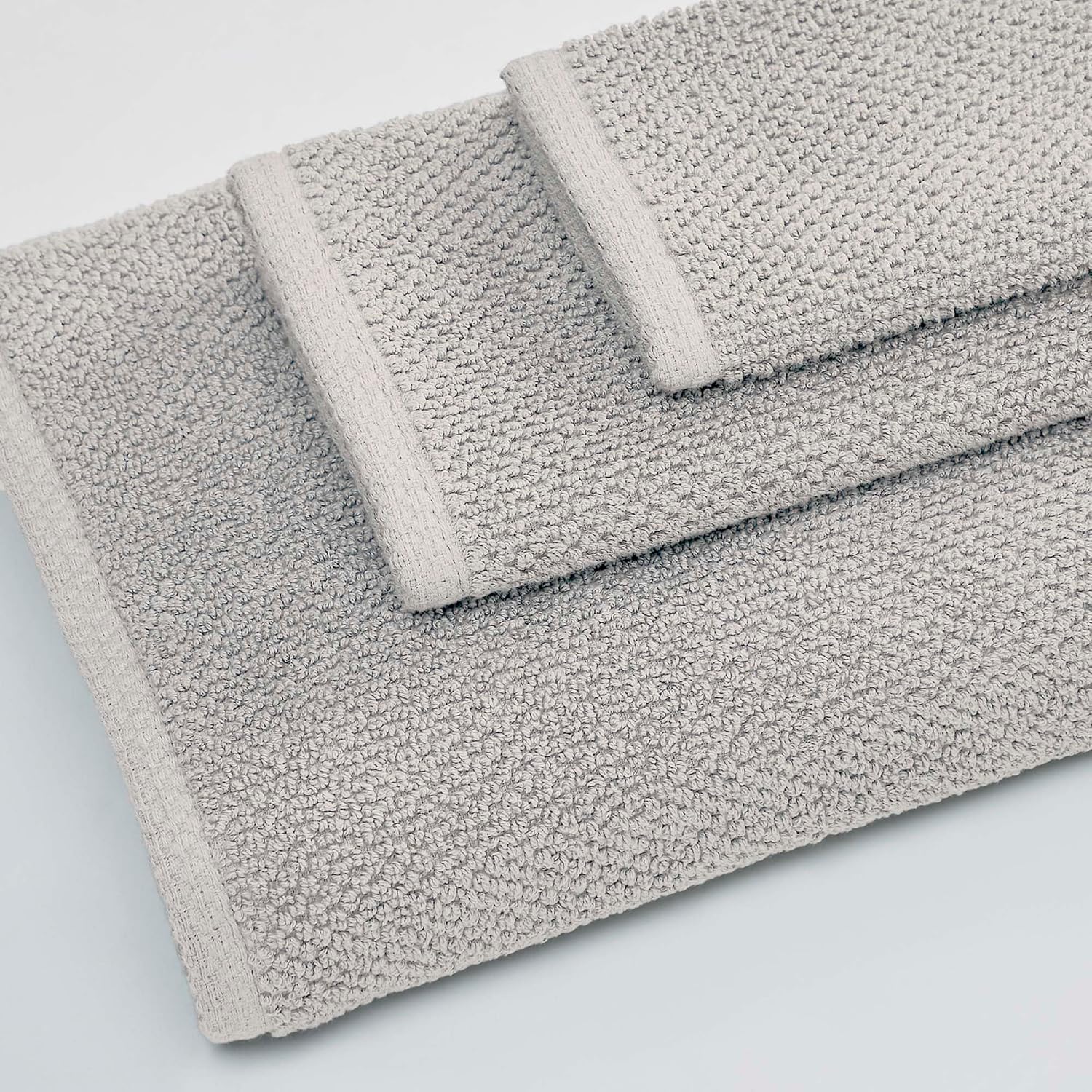 Light Grey Bath Sheet - 100 Cotton Oversized 68x35 Towel