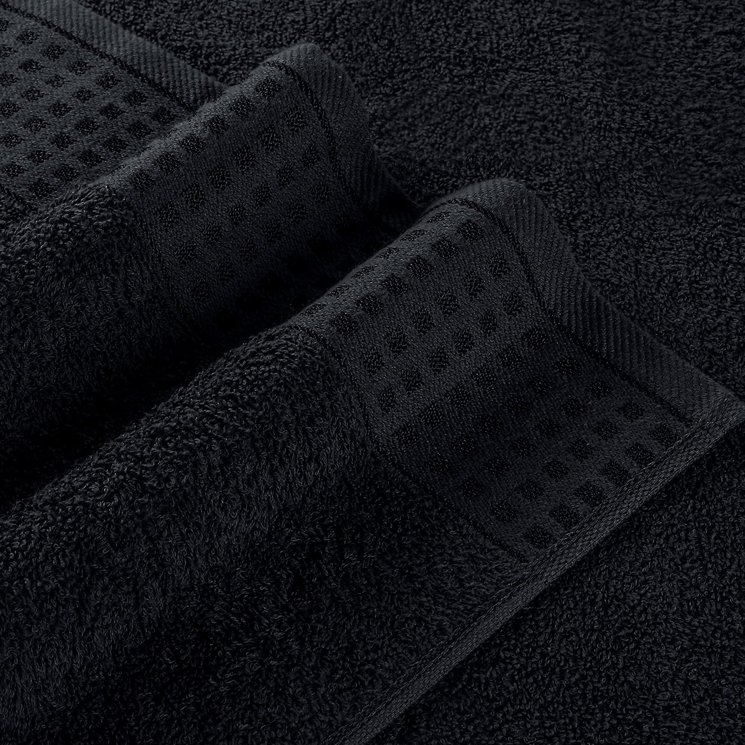 GLAMBURGOversized Cotton Bath Towels Set - Ultra Soft Quick Dry Durable
