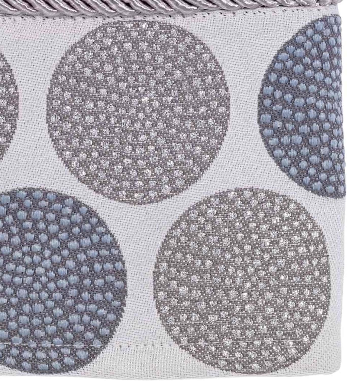 Nickel-Plated Fingertip Towel Soft-absorbent cotton with Dotted Circles DesignIRI