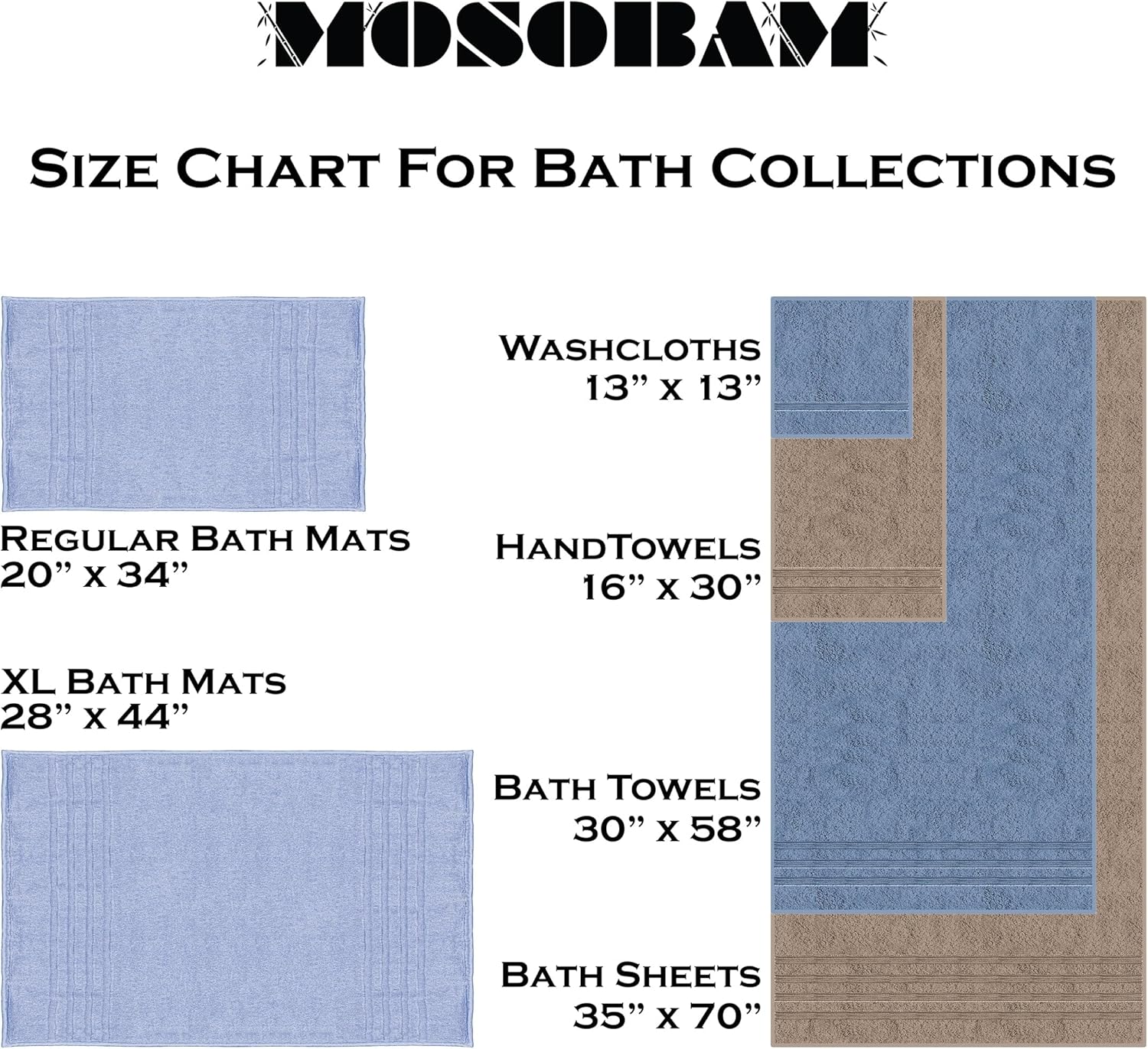 Luxury bath towels combining bamboo and Turkish cotton