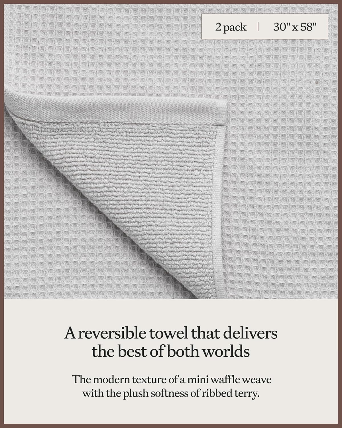 Luxury Bamboo Waffle Towels