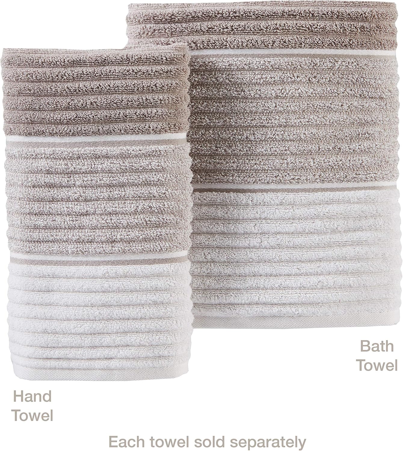 Sturdy 54x28 Taupe Bath Towel