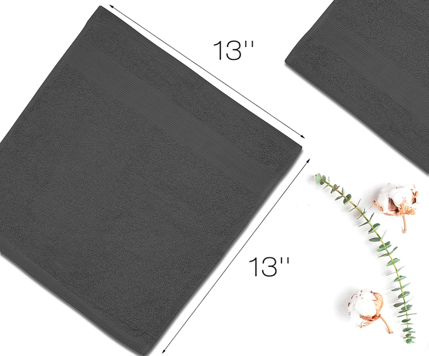 Softolle Premium Wash Cloths 12-Piece Set