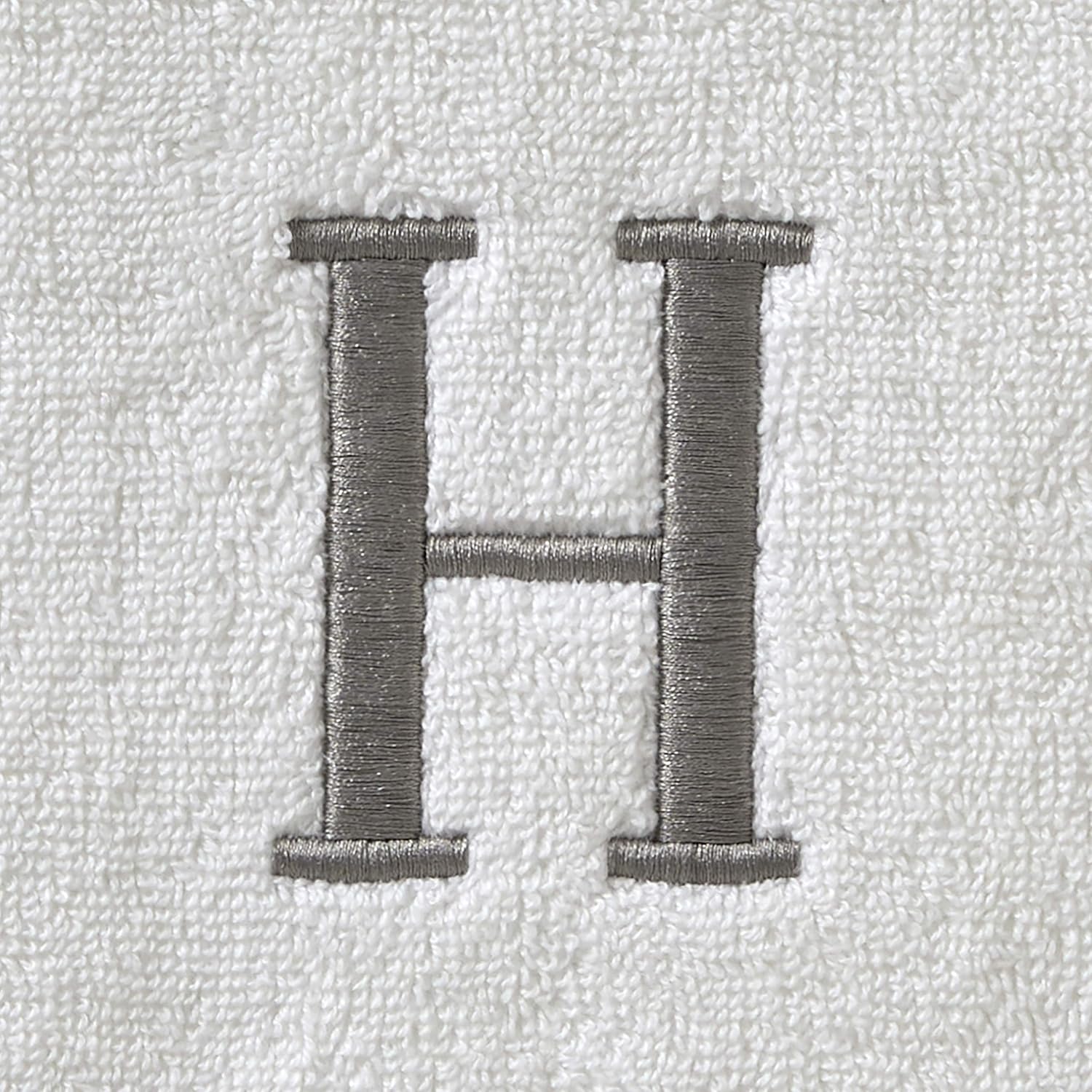casual hand towel set with monogram design