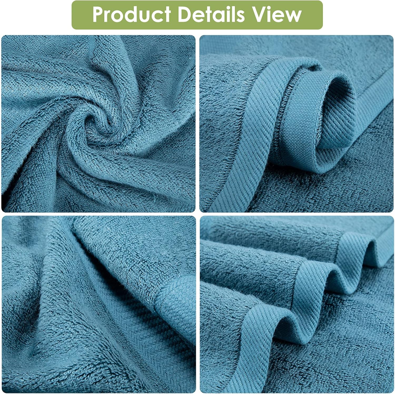 Extra Large Bath Towels for Sensitive Skin 35x70