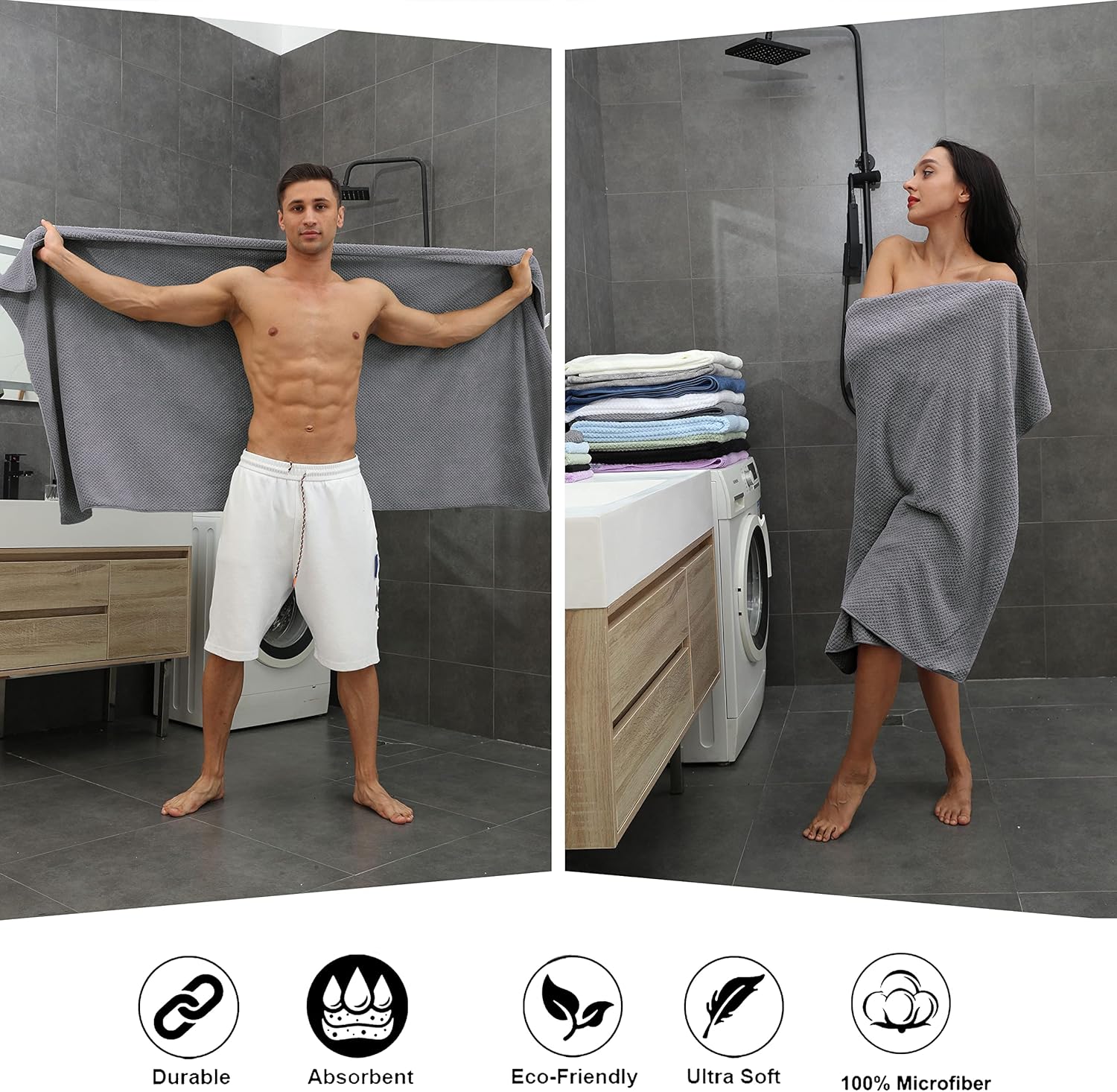 Oversized Bath Towel Set