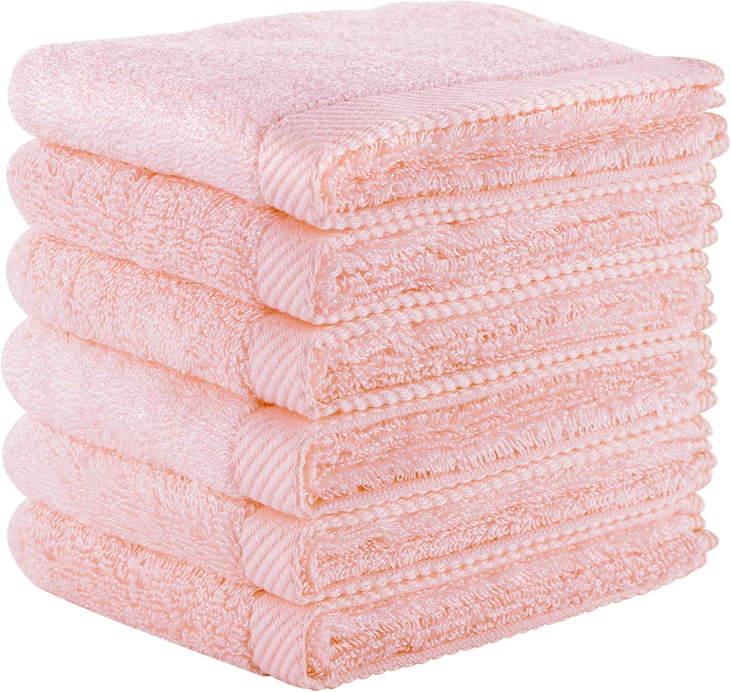 Mother-Earth 6-Pack Soft Bath Washcloths for Sensitive Skin
