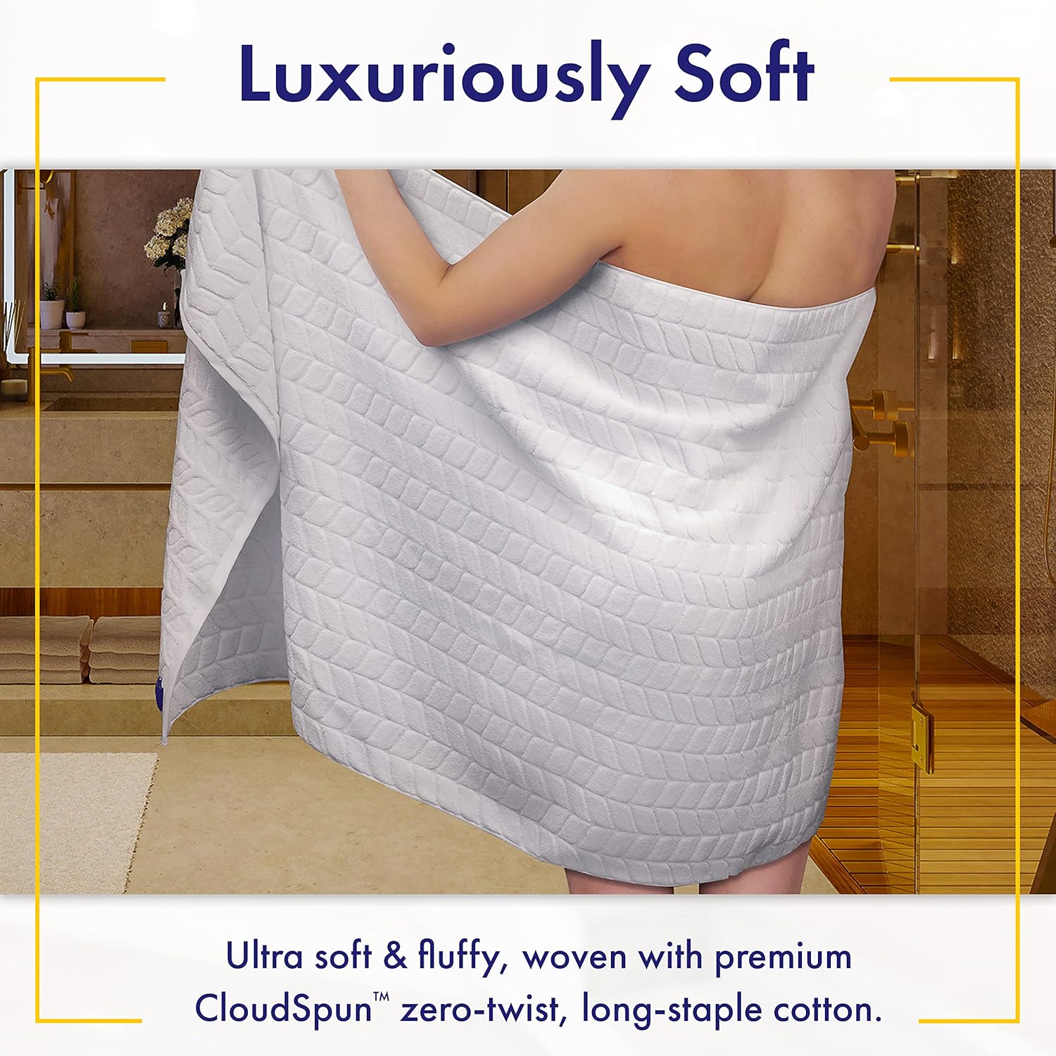 Alusa Home Luxury Ultra-Soft Bath Sheets Best in Luxury Bath Collection