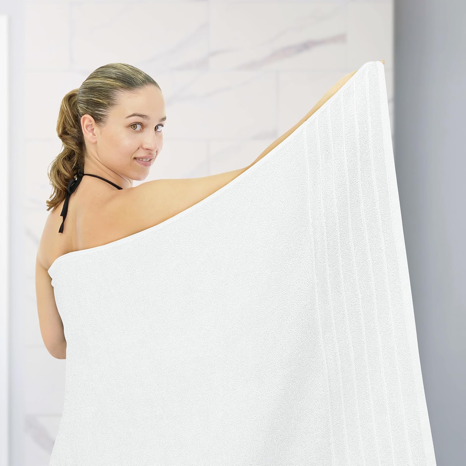 100 Cotton Jumbo Bath Sheet Extra Big Soft to the Touch