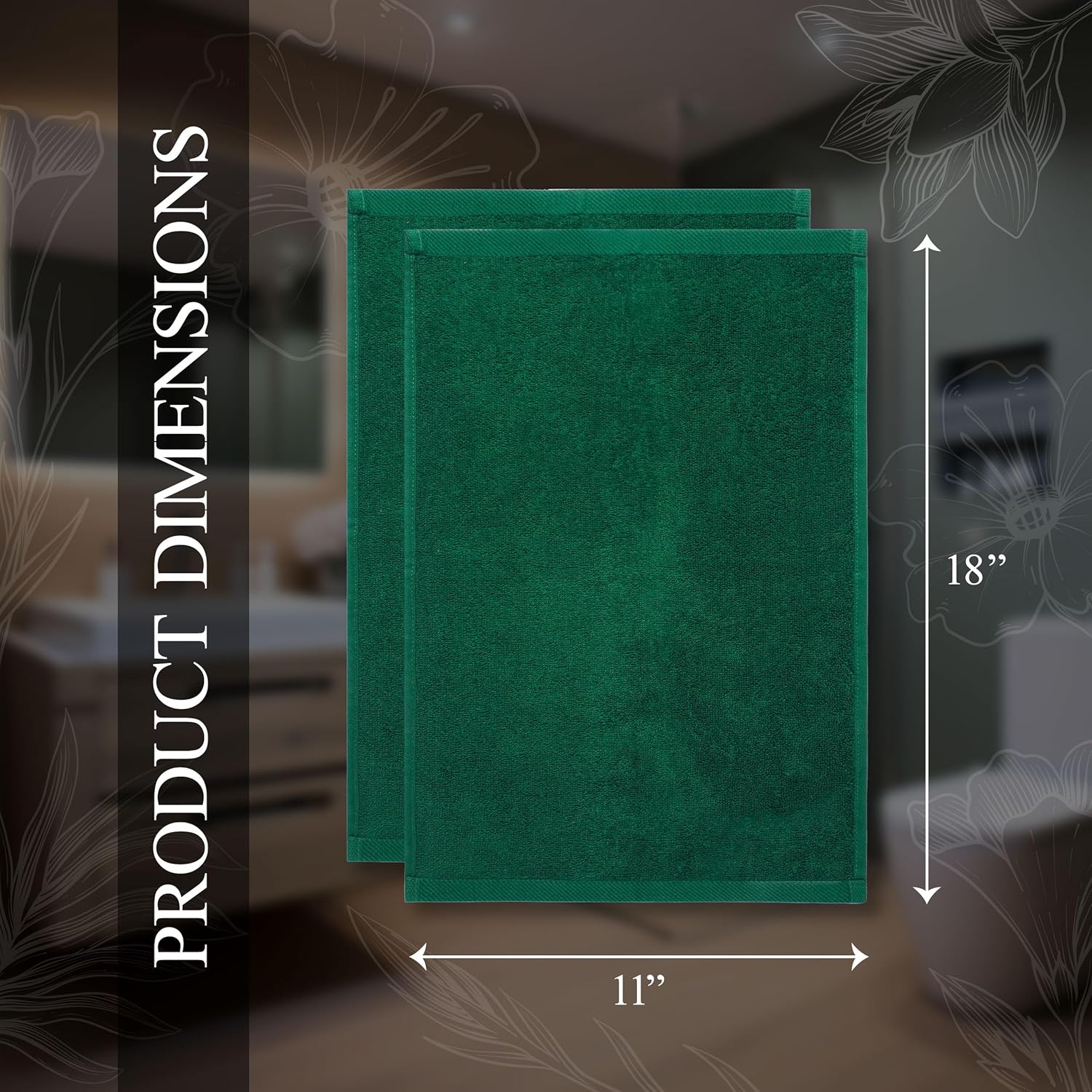 The Holy SouthPremium Fingertip Towels 11x18 100 Cotton