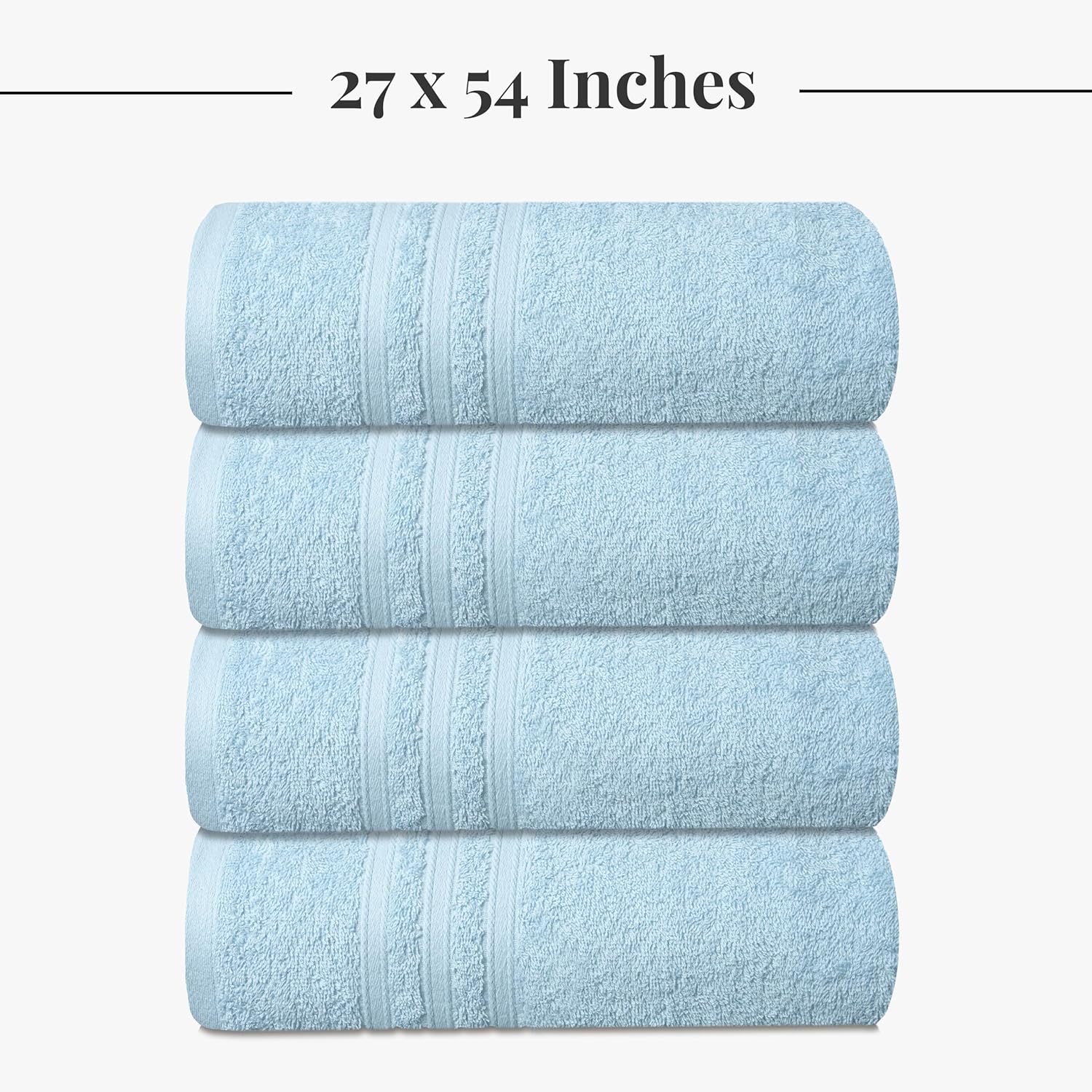 Tens Towels - 4 x 100 Cotton bath towels