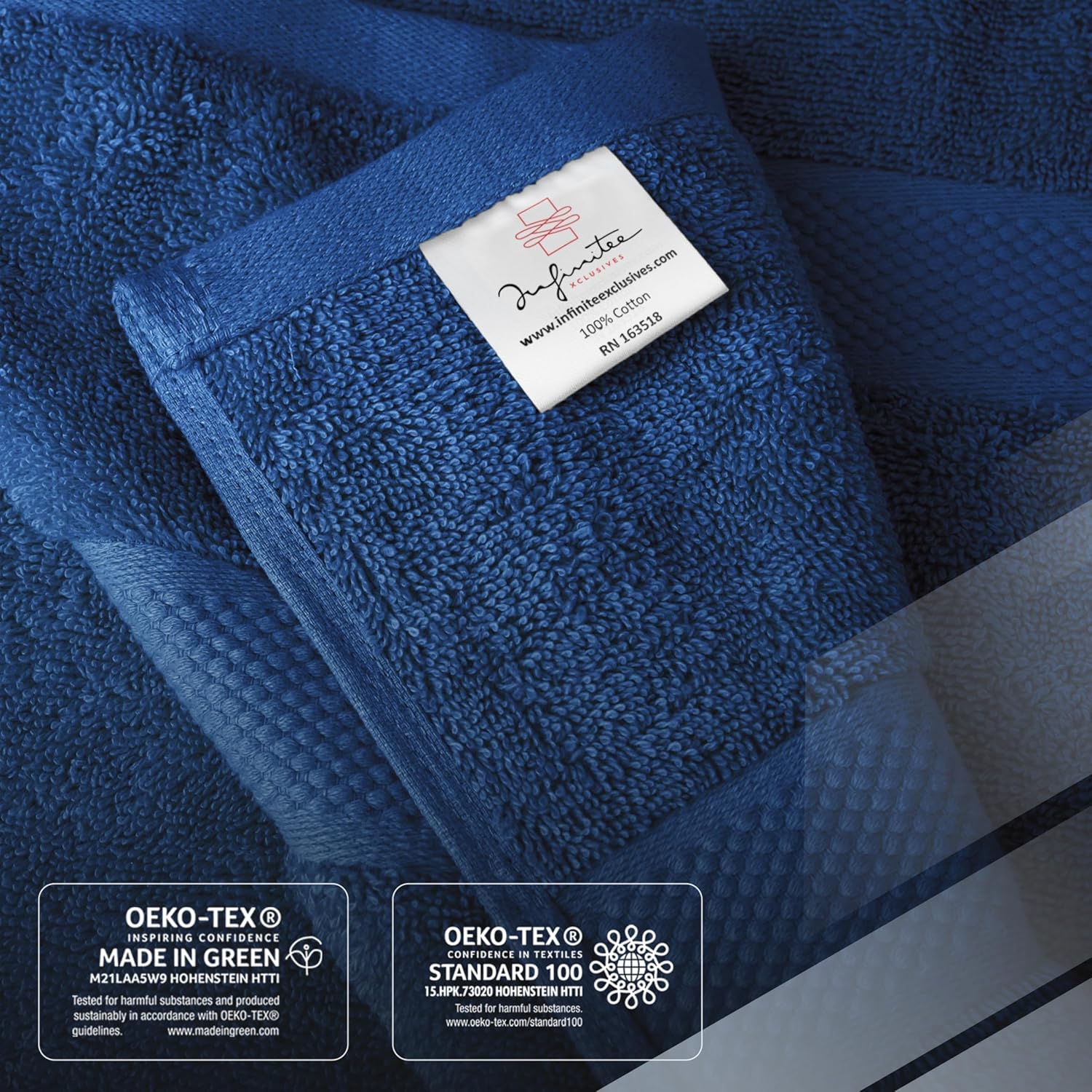 10-Piece Premium Cotton Towels for Bathroom Luxurious Soft Absorbent Set