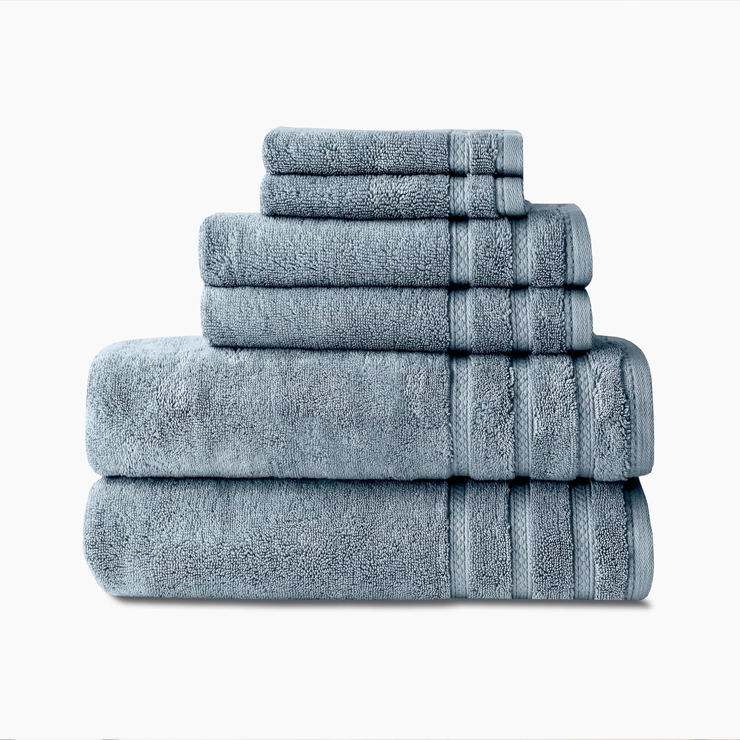 1888 Mills 6-Piece Cotton Towel Set Luxury Bath Towels