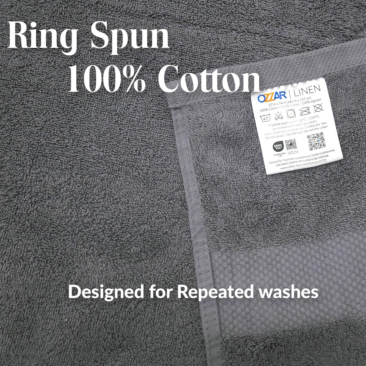 Stunning Luxury 4-Piece Bath Towel Set for Efficient Drying