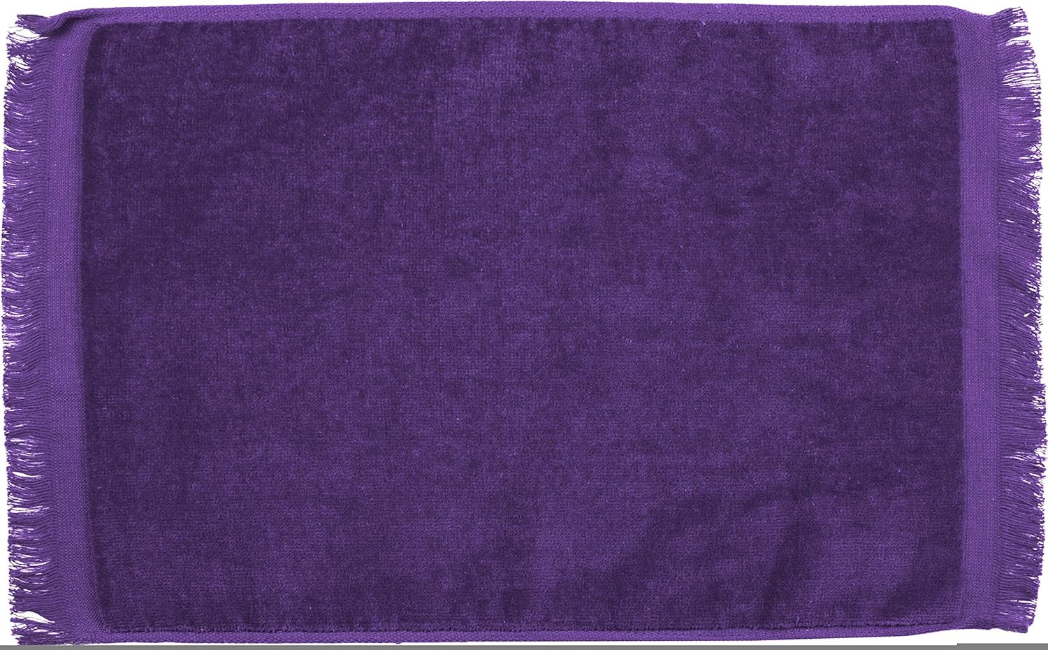 Luxurious 12 Fringed Velour Towels Purple Perfect for Relaxing Butions