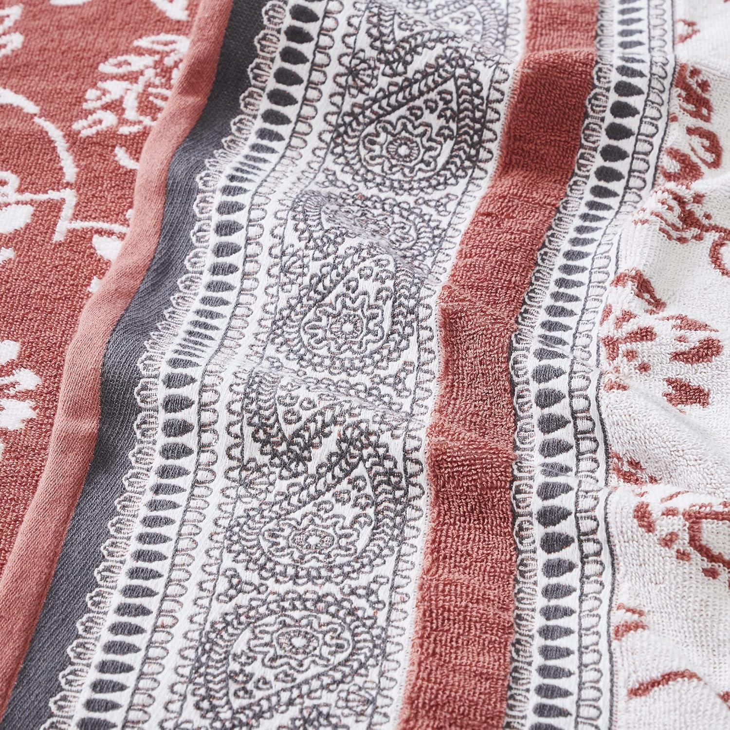 Modern Threads 6-Piece Cotton Towel Set - Luxurious Bath Kitchen Essentials