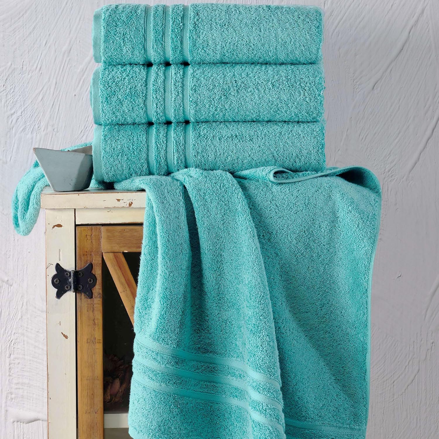 Luxury 4-Piece Soft Cotton Bath Towels