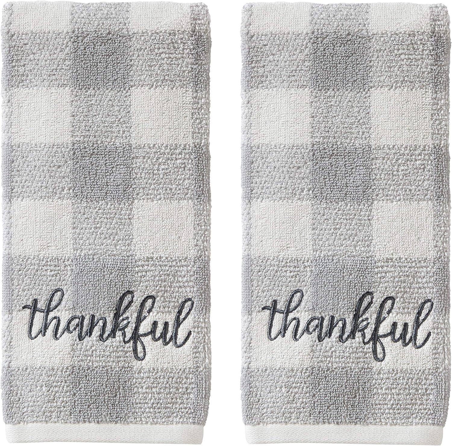 SKL Home Hand Towel Set 2-Pack Gray