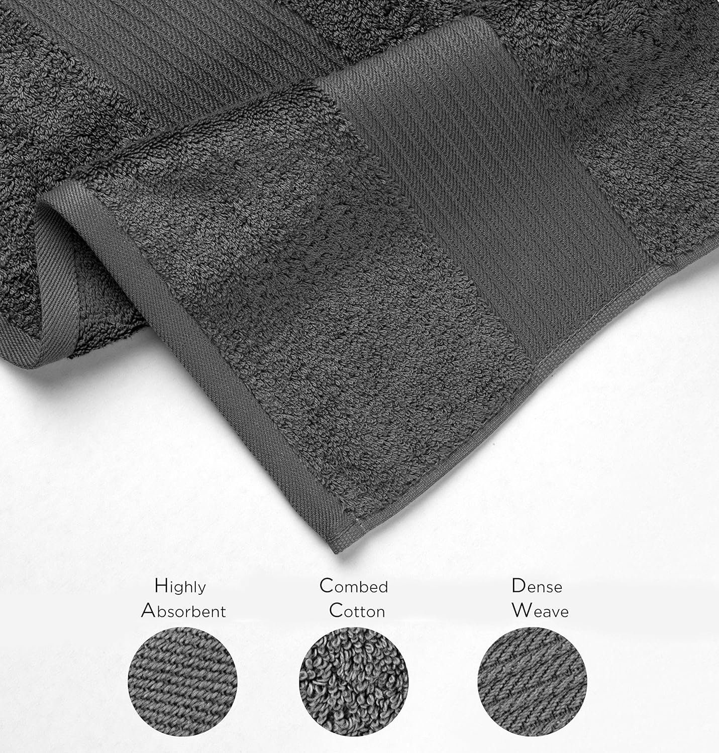 Luxury Oversized Bath Towels by Bumble - 4 Pack