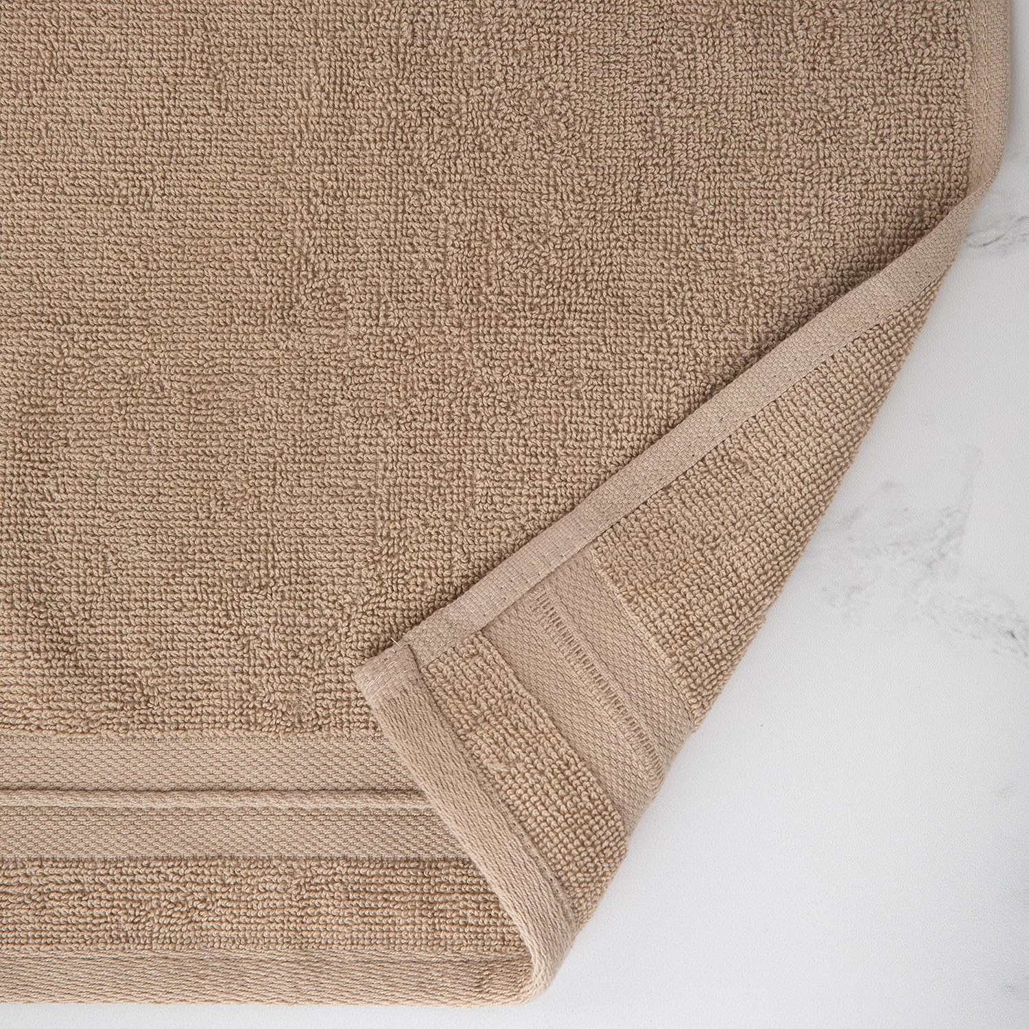 Sticky Toffee Washcloths Set of 4 - 13x13 in Tan