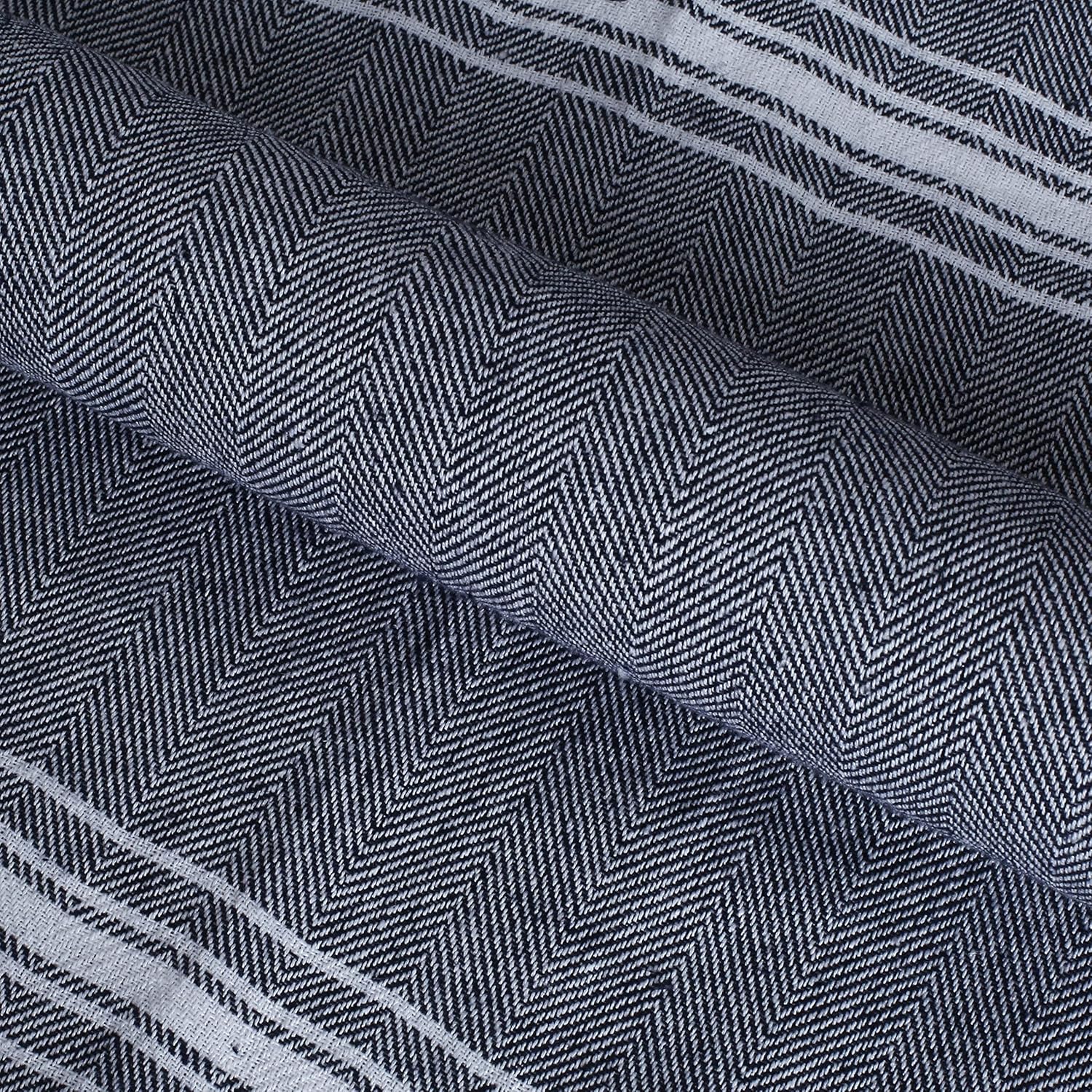 Nautical Stripe Cotton Beach Towels 4-Piece Set